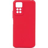 Xiaomi Redmi Note 11 Global Kılıf Klfs Biye Silikon-Kırmızı