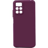 Xiaomi Redmi Note 11 Global Kılıf Klfs Biye Silikon-Mor