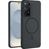 Xiaomi Redmi Note 11 Pro 4g Uyumlu Kılıf Zebana Mono M-Safe Silikon Kılıf Siyah