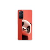 Xiaomi Redmi Note 11 Pro Uyumlu Şeffaf Kılıf 4 Peluş Panda Tasarımlı