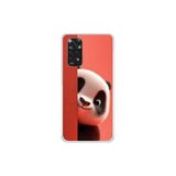 Xiaomi Redmi Note 11 Uyumlu Şeffaf Kılıf 4 Peluş Panda Tasarımlı