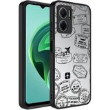 Xiaomi Redmi Note 11e Kılıf Aynalı Desenli Kamera Korumalı Parlak Mirror Kapak
