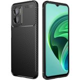 Xiaomi Redmi Note 11e Kılıf Kamera Çıkıntılı Karbon Fiber Dokulu Renk Atmaz Kapak Negro