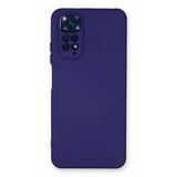 Xiaomi Redmi Note 11s Global ile uyumlu Kapak Içi Kadife Kamera Korumalı Lansman Silikon Kılıf - Mor