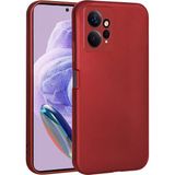 Xiaomi Redmi Note 12 4G Kılıf Mnc Premier Silikon Kapak-Kırmızı
