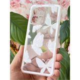 Xiaomi Redmi Note 12 4g Kılıf Tasarımlı Desenli Kamera Korumalı Şeffaf Kelebek Esnek Yumuşak Silikon Kapak - Desi Kelebek