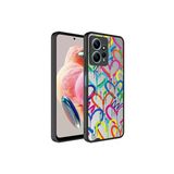 Xiaomi Redmi Note 12 4G Uyumlu Kılıf Aynalı Desenli Kamera Korumalı Parlak Sert Kapak (Mirror)