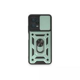 Xiaomi Redmi Note 12 4G Uyumlu Kılıf Pars Lens Yüzüklü Silikon - Yeşil