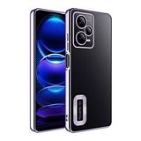 Xiaomi Redmi Note 12 5G Kılıf Kamera Korumalı Logo Gösteren Zore Omega Kapak