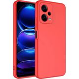 Xiaomi Redmi Note 12 5G Kılıf Mnc Mara Laaakan Kapak-Kırmızı