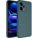 Xiaomi Redmi Note 12 5G Kılıf Mnc Mara Laaakan Kapak-Koyu Yeşil