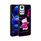 Xiaomi Redmi Note 12 Pro 4g Kılıf Parlayan Kabartmalı İkonik Figürlü Zore Amas Silikon Kapak