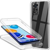 Xiaomi Redmi Note 12 Pro 4g Kılıf Şeffaf 360 Ön Arka Korumalı Silikon
