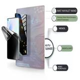 Xiaomi Redmi Note 12 Pro 4G Uyumlu Nano Ekran Koruyucu Ultra İnce Esnek - Mat Hayalet - Umbos