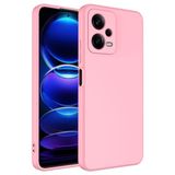 Xiaomi Redmi Note 12 Pro 5G Kamera Korumali Mara Lansman Kapak kılıf Pembe