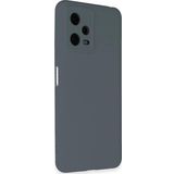 Xiaomi Redmi Note 12 Pro 5g Kılıf Nano İçi Kadife Silikon - Gri