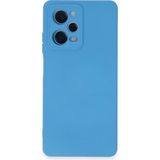 Xiaomi Redmi Note 12 Pro 5g Kılıf Nano Içi Kadife Silikon - MAVI-(5796)