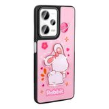 Xiaomi Redmi Note 12 Pro 5G Kılıf Parlayan Kabartmalı İkonik Figürlü Amas Silikon Kılıf