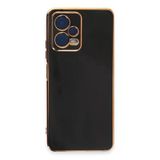 Xiaomi Redmi Note 12 Pro 5G Kılıf Volet Silikon - Siyah-(5796)