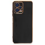 Xiaomi Redmi Note 12 Pro 5G Kılıf Volet Silikon - Siyah
