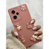 Xiaomi Redmi Note 12 Pro 5g Sweet Ayıcıklı 3 Boyutlu Tatlı Kiraz Desenli Toy Bear Kılıf