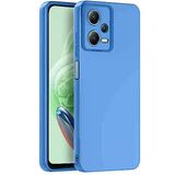 Xiaomi Redmi Note 12 Pro 5G Uyumlu Kılıf Nano İçi Kadife Silikon - Mavi