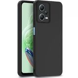 Xiaomi Redmi Note 12 Pro 5G Uyumlu Kılıf Nano İçi Kadife Silikon - Siyah