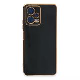 Xiaomi Redmi Note 12 Pro 5G Uyumlu Kılıf Volet Silikon - Siyah