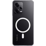 Xiaomi Redmi Note 12 Pro 5g Uyumlu Kılıf Zebana Sararmaz Clearmag Kılıf (M-Safe Uyumlu) Şeffaf