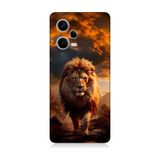 Xiaomi Redmi Note 12 Pro 5g Uyumlu Silikon Kılıf Yırtıcı Aslan Kral