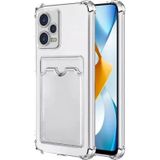 Xiaomi Redmi Note 12 Pro Plus Kamera Korumalı Kartlıklı Darbe Emici Özellikli Şeffaf Silikon Kılıf Şeffaf