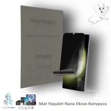Xiaomi Redmi Note 12 Pro Uyumlu Ekran Koruyucu Esnek Ultra İnce Mat Hayalet Sandex - Nano