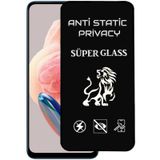 Xiaomi Redmi Note 12 Tam Kaplayan Anti Statik Hayalet Süper Cam Ekran Koruyucu