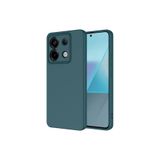 Xiaomi Redmi Note 13 ile uyumlu Kapak İçi Kadife Kamera Korumalı Lansman Silikon Kılıf - Yeşil