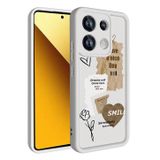 Xiaomi Redmi Note 13 Pro 4G Kilif Kamera Korumali Baskili Arka Yuzey Zore Klas Kapak