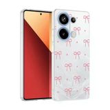 Xiaomi Redmi Note 13 Pro 4G Kılıf Kamera Korumalı Canlı Lüx Desenli Klip Sert Kapak
