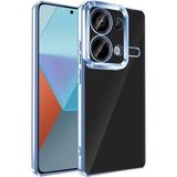 Xiaomi Redmi Note 13 Pro 4g Kılıf Kamera Korumalı Logo Gösteren Znth Omega Kapak-Sierra Mavi