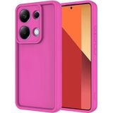 Xiaomi Redmi Note 13 Pro 4G Kılıf Kamera Korumalı Mnc Ananas Kapak-Pembe Koyu
