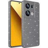 Xiaomi Redmi Note 13 Pro 4G Kılıf Kamera Korumalı Simli Lüks Mnc Koton Kapak-Gri