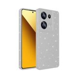 Xiaomi Redmi Note 13 Pro 4G Kılıf Kamera Korumalı Simli Lüks Uyumlu Koton Kapak