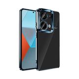 Xiaomi Redmi Note 13 Pro 4G Kılıf Köşeleri Renkli Şeffaf Kamera Korumalı Silikon Luxury Kapak