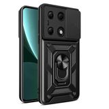 Xiaomi Redmi Note 13 Pro 4G Kılıf Magnetik Standlı Kamera Korumalı Uyumlu Sürgülü Vega Kapak