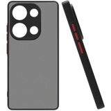 Xiaomi Redmi Note 13 Pro 4g Kılıf Mat Kamera Korumalı Renkli Tuşlu Sert Silikon Kapak Hux