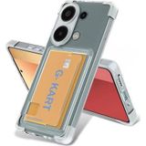 Xiaomi Redmi Note 13 Pro 4G Uyumlu Kartlı Şeffaf Silikon Kılıf