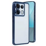 Xiaomi Redmi Note 13 Pro 4G Uyumlu Kılıf Kamera Korumalı Lensli Silikon - Lacivert