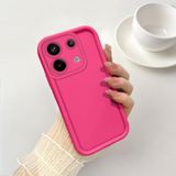 Xiaomi Redmi Note 13 Pro 5G ile Uyumlu Desenli Yüksek Kalite Pembe Silikon Kılıf Kamera Korumalı Düşmeye Dayanıklı Kapak Telefon Kılıfı