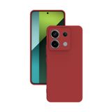 Xiaomi Redmi Note 13 Pro 5G Kılıf Kamera Korumalı Silikon Rubber Arka Kapak (Kırmızı)