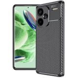Xiaomi Redmi Note 13 Pro Plus 5g Kılıf Kamera Çıkıntılı Karbon Fiber Dokulu Renk Atmaz Kapak Negro