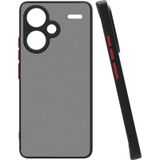 Xiaomi Redmi Note 13 Pro Plus 5g Kılıf Kamera Korumalı Mat Kapak Siyah