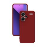 Xiaomi Redmi Note 13 Pro Plus 5G Kılıf Kamera Korumalı Silikon Rubber Arka Kapak Kırmızı